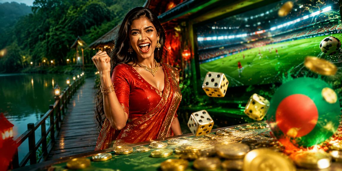 বান্দরবানের রঙিন জ্যাকপট ডাইস গেমের বিহঙ্গম দৃশ্য